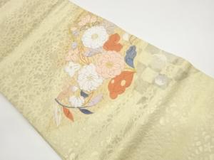 辻が花模様刺繍名古屋帯